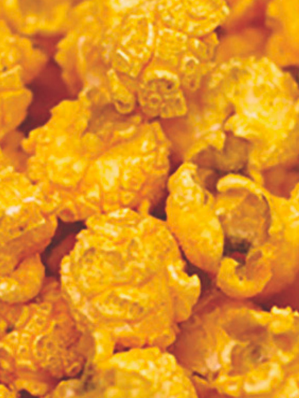 Cheddar cheese popcorn